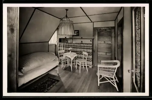 AK Steinach i. K., Erholungsheim Berghäusel, Schlafzimmer