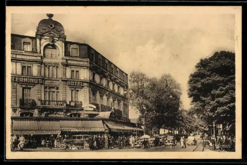 AK Dijon, Terminus-Hotel et Grande Taverne, Face à la Gare