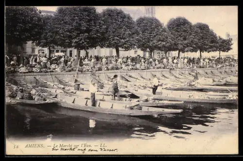 AK Amiens, Le Marché sur l`Eau