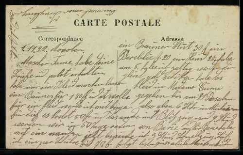 AK Villers Bretonneux, Rue de Navarin