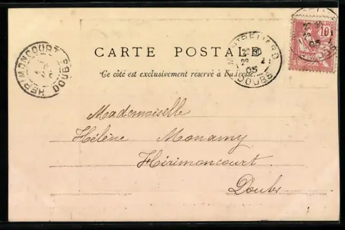 AK Montbéliard, La Rue Viette