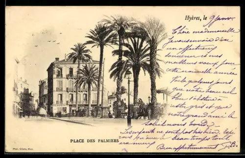 AK Hyères, Place des Palmiers