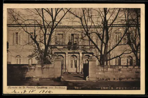 AK Caudéran près Bordeaux, Route de St. Médard