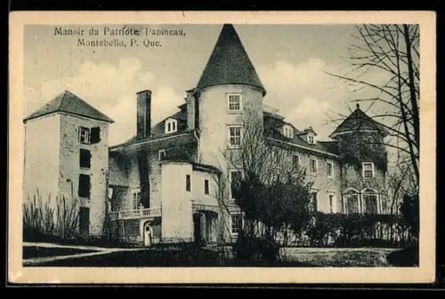 AK Montebello, P. Que., Manoir du Patriote, Papineau