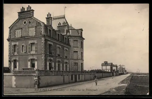 AK Riva-Bella /Calvados, Villas sur la Promenade