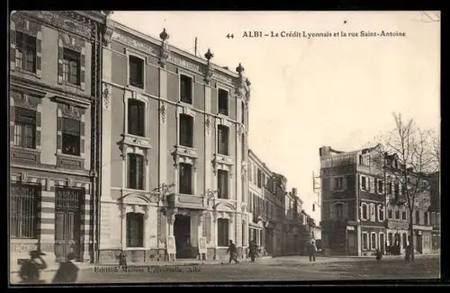 AK Albi, Le Crédit Lyonnais et la rue Saint-Antoine
