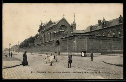AK Roubaix, Couvent de la Visitation, Boulevard de Strasbourg
