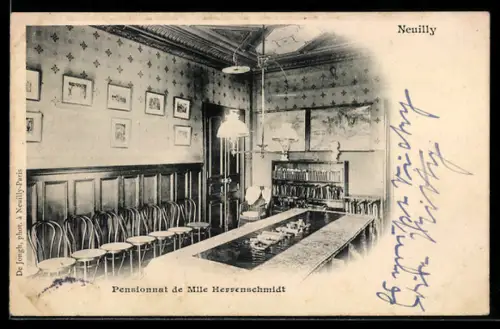 AK Neuilly, Pensionnat de Mlle Herrenschmidt