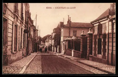 AK Chateau-du-Loir, Une rue