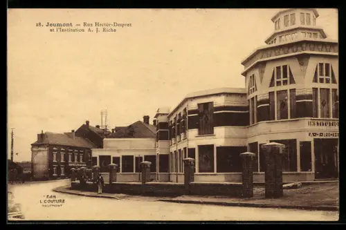 AK Jeumont, Rue Hector-Despret et l`Institution A. J. Riche
