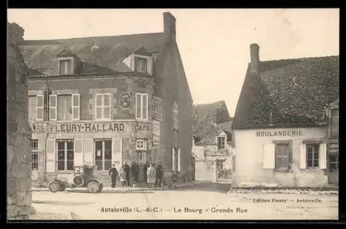 AK Autainville /L.- & C., Le Bourg, Grande Rue