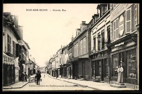 AK Bar-sur-Seine, Grande Rue