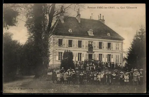 AK Arc-les-Gray, Paroisse d`Arc-les-Gray, Quai Villeneuve