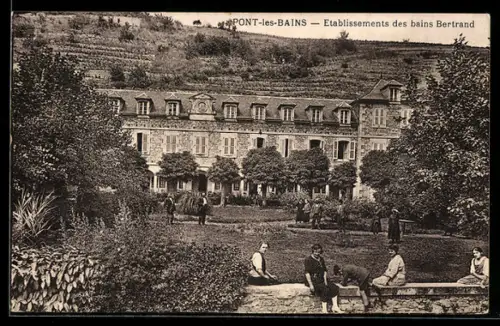 AK Pont-les-Bains, Etablissements des bains Bertrand