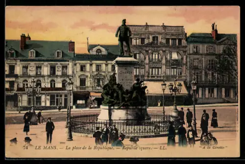 AK Le Mans, La place de la République