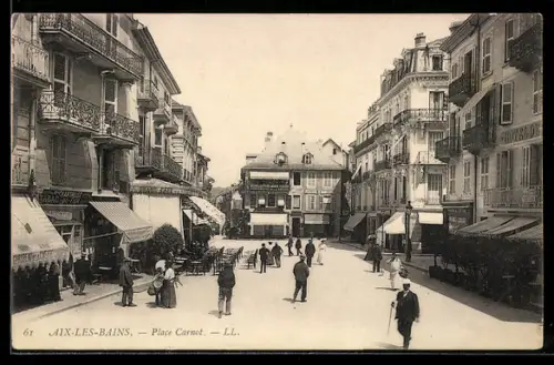 AK Aix-les-Bains, Place Carnot