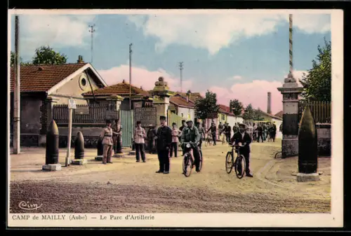 AK Camp de Mailly /Aube, Le Parc d`Artillerie