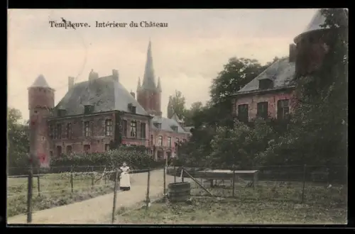 AK Templeuve, Intérieur du Château