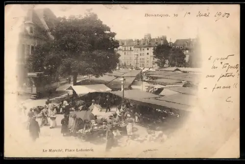 AK Besancon, Le Marché, Place Labouree