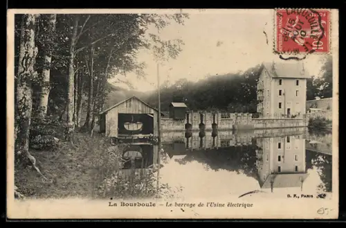 AK La Bourboule, Le barrage de lUsine électrique