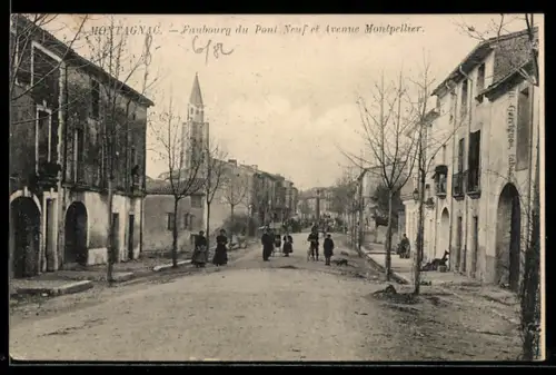 AK Montagnac, Faubourg du Pont-Neuf et Avenue Montpellier