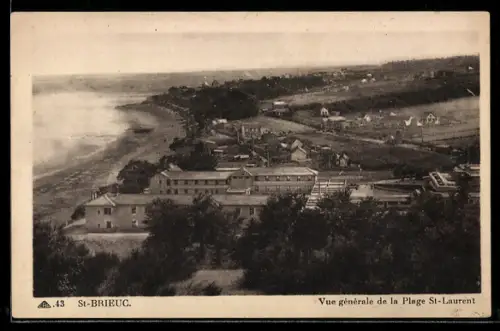 AK St-Brieuc, Vue générale de la Plage St-Laurent