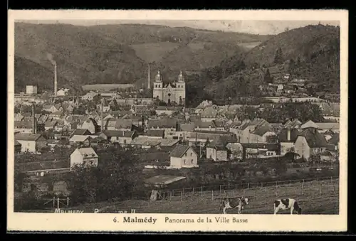 AK Malmédy, Panorama de la Ville Basse