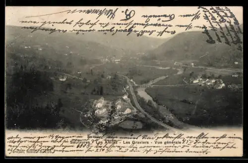 AK Saulxures, Les Amis, Les Graviers, Vue générale