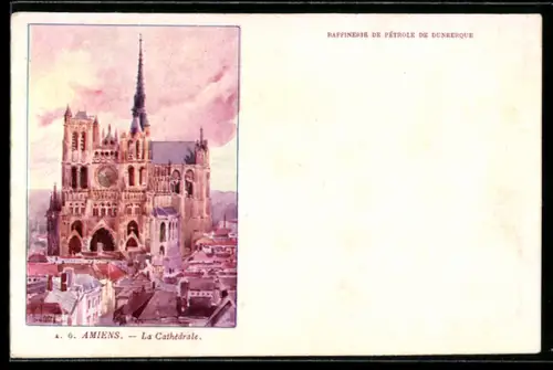 Künstler-AK Amiens, La Cathédrale