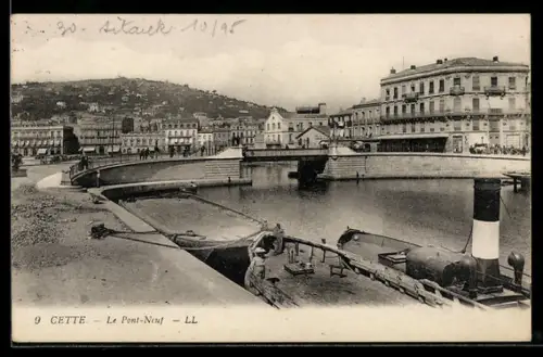 AK Cette, Le Pont-Neuf