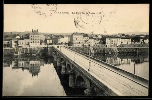 AK Le Coteau, Le Pont sur la Loire