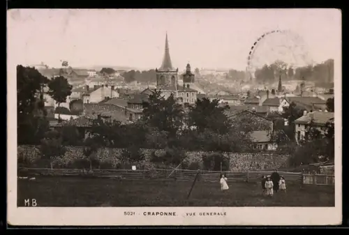 AK Craponne, Vue Generale