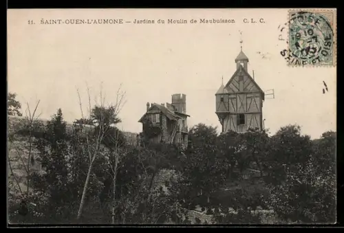 AK Saint-Ouen-l`Aumone, Jardins du Moulin de Maubuisson