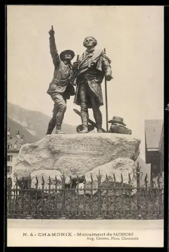 AK Chamonix, Monument de Saussure