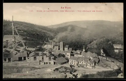 AK Réalmont /Tarn, Vue générale des Usines
