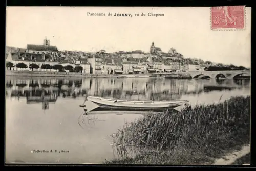 AK Joigny, Panorama, vu du Chapeau