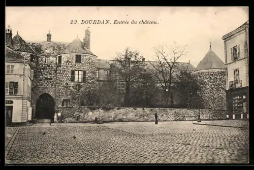 AK Dourdan, Entrée du château