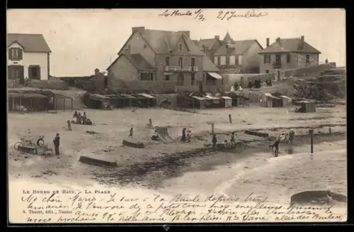 AK Le Bourg de Batz, La Plage