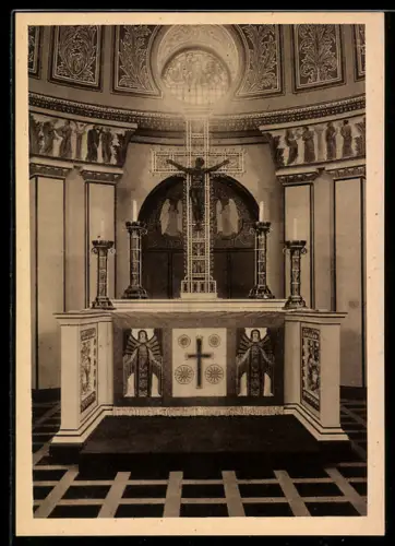 AK Berlin-Südende, Altar der Kirche