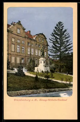 AK Blankenburg a. H., Herzog-Wilhelm-Denkmal