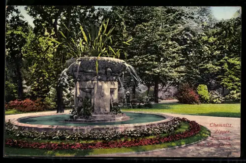 AK Chemnitz, Zipper-Brunnen am Schlossteich