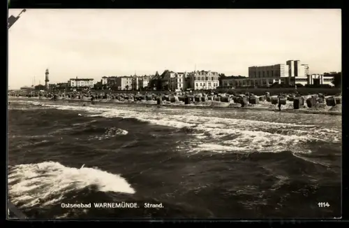 AK Warnemünde, Strand