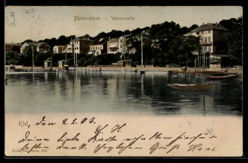 AK Kiel, Düsternbrook, die Wasserseite