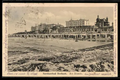 AK Borkum, Am Strande