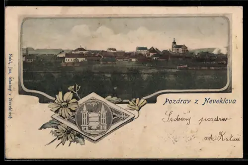 AK Neveklov, Pozdrav z Neveklova, Passepartout