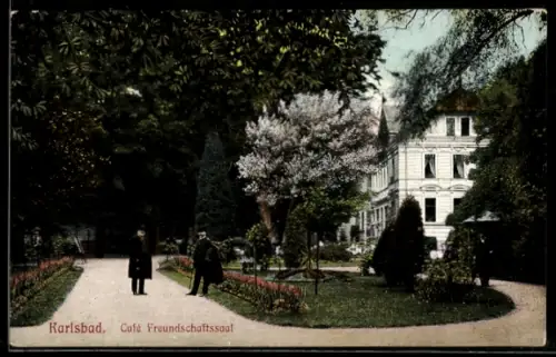 AK Karlsbad, Cafe Freundschaftssaal