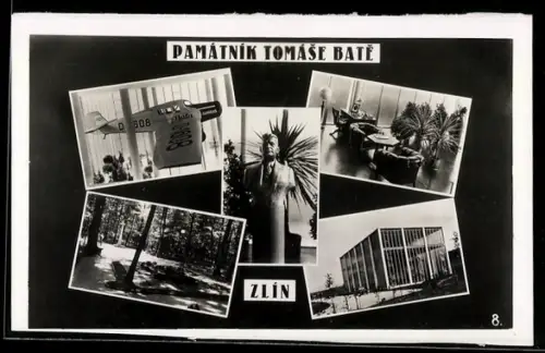 AK Zlín, Památník Tomáse Bate, Flugzeug