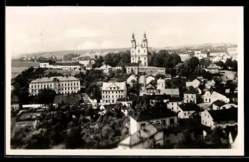 AK Frýdek, Cástecný pohled, Kostel