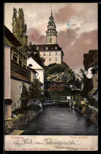 AK Krummau, Partie am Wirtl