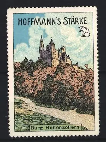 Reklamemarke Hoffmann, Speisestärke, Burg Hohenzollern